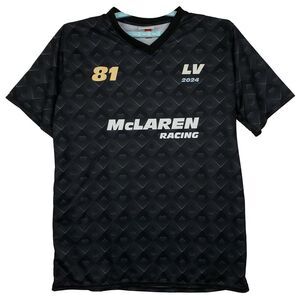 McLaren Racing Mitchell & Ness 3XL XXXL‎ Jersey Shirt Piastri #81 Black Grey NWT